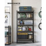 Songmics Regal GLR030B21, 5 delni, (150 x 75 x 30 cm), črn | Shoptok.si