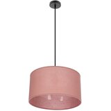Candellux Lighting Ružičasta viseća svjetiljka s tekstilnim sjenilom ø 40 cm Shanti – | shoptok.hr