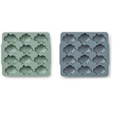 Liewood 2 dijelni set kalupa za led sonny hunter green/mustard | shoptok.hr