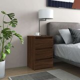  Noćni ormarić smeđi hrast 40 x 35 x 62 5 cm konstruirano drvo Cijene