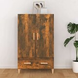  Komoda boja dimljenog hrasta 70 x 31 x 115 cm konstruirano drvo | shoptok.hr