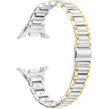 INF eleganten jeklen trojni zapestni trak, združljiv s samsung galaxy Watch8/8 classic silver+gold, (5000116381) | Shoptok.si