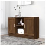 Komoda boja smeđeg hrasta 120 x 30 5 x 70 cm konstruirano drvo | shoptok.hr