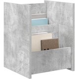  Polica za časopise s policom Betonska siva 35 x 35 x 45 cm | shoptok.hr
