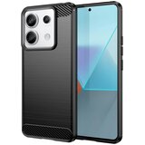  Ohišje Carbon Shield TPU za Xiaomi Redmi Note 13 Pro/Poco X6 - Črna | Shoptok.si