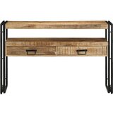  Stolići za kavu Crni 120x33x75 cm Masivno drvo manga i Metal | shoptok.hr