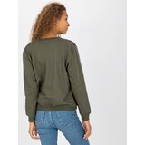 RUE PARIS Sweatshirt-RV-BL-8229.69P-khaki | Shoptok.si