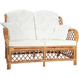 Maison Chic Vrtni kavč - Zunanji kavč dvosed svetlo rjav ratan, (22042057) | Shoptok.si