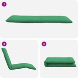  Sklopiva ležaljka za sunčanje zelena 175x54x8,5 cm Oxford tkanina | shoptok.hr