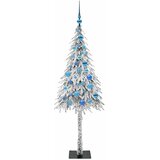  Božićno drvce s 150 LED svjetlima Bijelo 150 cm PE i čelik | shoptok.hr