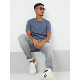 WE Fashion Majica dimno modra / roza / črna / bela | Shoptok.si
