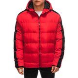 Edoti Men's quilted winter jacket - red Cijene