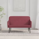  Klupa crvena boja vina 110 x 76 x 80 cm od tkanine | shoptok.hr