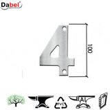 Dabel kućni broj ARIEL-4 Inox 100mm SPD 1504152 Cene