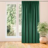  Curtain VILA color bottle green style classic 5 cm pole pocket velvet 135x175 HOMEDE | shoptok.hr