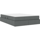  Krevet s madracem i skladištem Tamno siva 140 x 190 cm | shoptok.hr