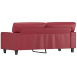  Dvosjed od tkanine crvena boja vina 140 cm umjetne kože | shoptok.hr