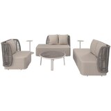 Bessagi Garden Lounge Garnitura Marino, 4-Delno, Svetlo Siva | Shoptok.si