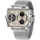 FOXBOX Ura RE-34953 - Srebrna Cene