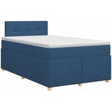  Boxspring krevet s madracem Plava 120 x 200 cm Tkanina | shoptok.hr