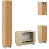 Set kupaonskih ormara od 4 dijela EDE Hrast sonoma | shoptok.hr