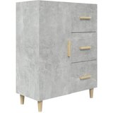 Maison Chic Komoda - Predalnik betonsko siva 69,5x34x90 cm konstruiran les, (21720981) | Shoptok.si