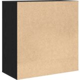 vidaXL Strani šal Črni hrast 79 x 38 x 80 cm Konstruiran les | Shoptok.si
