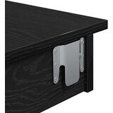  Barski Stol za Zid s policom Crni hrast 102 x 45 x 103,5 cm | Eponuda.ba