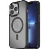 AVIZAR Ohišje MagSafe za iPhone 13 Pro Max Back Mat Frosted Obris, Črna, (5000015874) | Shoptok.si