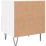 vidaXL Nočna omarica 2 kosa bela 40x35x47,5 cm inženirski les | Shoptok.si