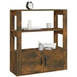  Komoda boja dimljenog hrasta 80x30x90 cm od konstruiranog drva | shoptok.hr