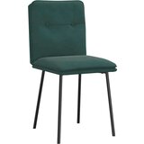 vidaXL Jedilni stoli 4 kosi temno zelen žamet | Shoptok.si