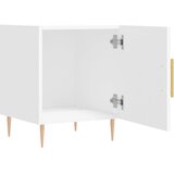  Noćni ormarići 2 kom bijeli 40 x 40 x 50 cm konstruirano drvo Bijela | shoptok.hr
