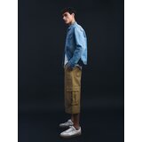 Reserved - Wide leg kratke hlače - krem | shoptok.hr