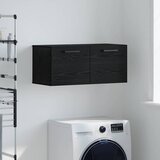  Ormar za Zid Zidna montaža Crni hrast 80 x 36,5 x 35 cm | shoptok.hr