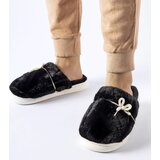 Gemre Black slippers with decorative string Medoro | shoptok.hr