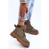 Boto Women's Fleece-Lined Trapper Boots Green Corbin | ePonuda.com