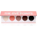 Miyo Eyeshadow The five points paleta senčil za oči odtenek 1 kos