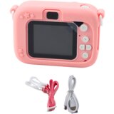 Lean_Toys Digitalni fotoaparat za otroke Samorog roza 48Mpx HD 1080P | Shoptok.si