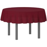  Tkanina za stol 5 kom. Kružni Vinova crvena Ø 160 cm Poliester | shoptok.hr