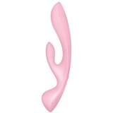 Satisfyer Triple Oh roze vibrator sa dodatkom za klitoris — SATISFY418 Cene