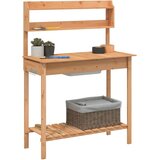  Stol za sadnju sa sudoperom 147,5x44x139,5 cm masivna jelovina | Eponuda.com