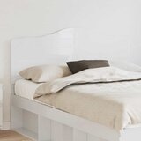 vidaXL uzglavlje s uzglavljem sjajno bijelo 140 cm konstruirano drvo | shoptok.hr