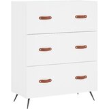  Visoka komoda bijela 69,5x34x180 cm konstruirano drvo | shoptok.hr