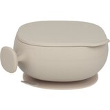 b.box Silicone Bowl silikonska zdjelica sa zatvaračem Beige 300 ml | shoptok.hr