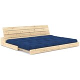 Karup Design Plava sklopiva sofa od samta 196 cm Base – | shoptok.hr