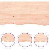  Stenska polica 80x10x4 cm neobdelana trdna hrastovina | Shoptok.si