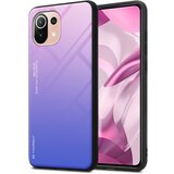 Cadorabo Ohišje, združljiv z Xiaomi v roza - modri - dvobarvni zaščitni pokrov iz silikona TPU in hrbta iz kaljenega stekla, (20588521) | Shoptok.si