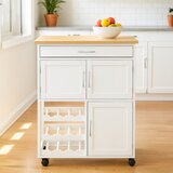 Premier Housewares Od bambusa kolica za posluživanje na kotačima 37x67 cm Harlow – | shoptok.hr