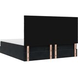  Otomanski okvir kreveta s madracima crni 180x200cm baršunasti | shoptok.hr